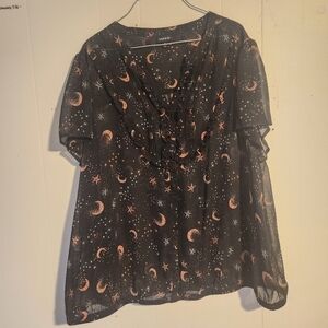 Sheer Torrid Star Top